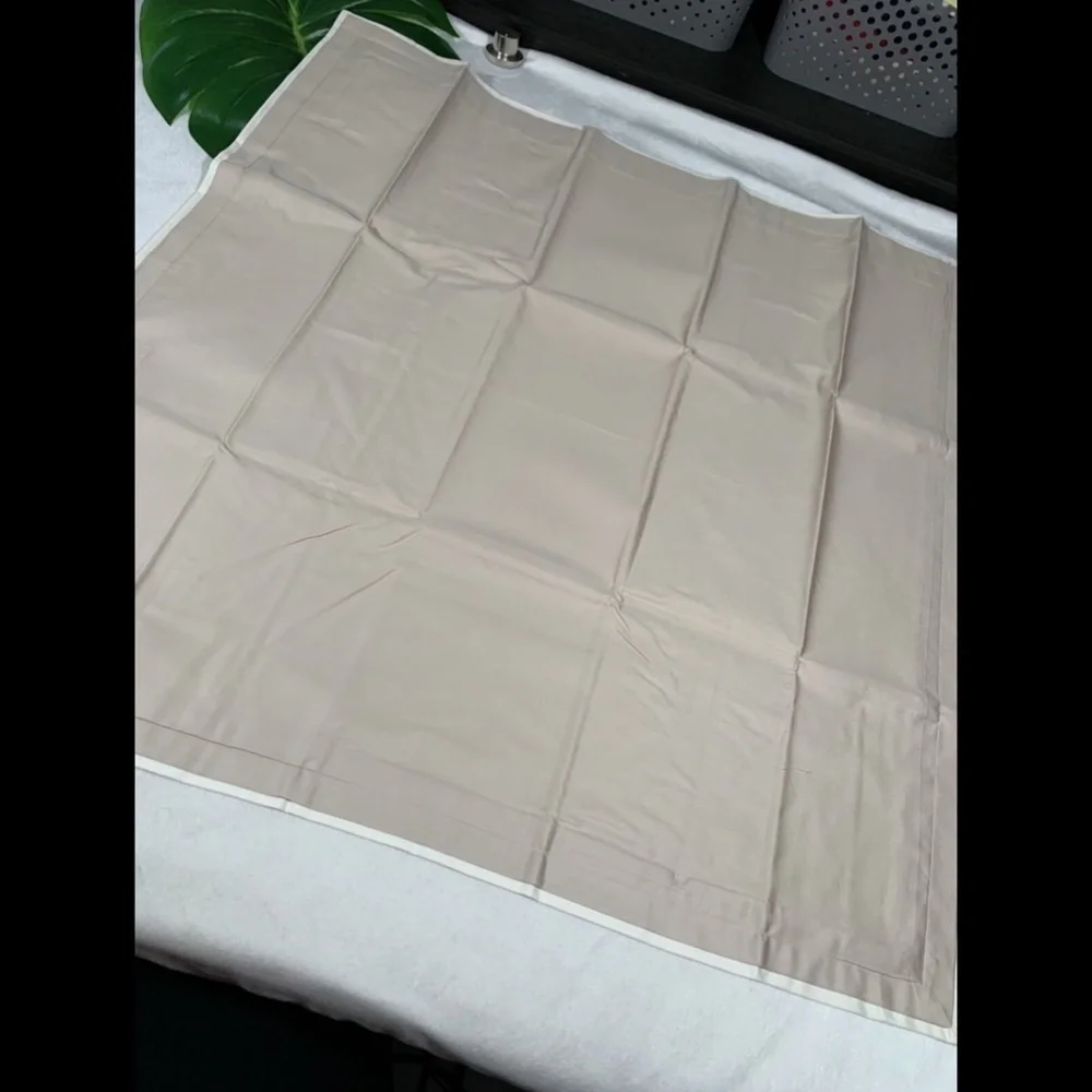 NIB Hotel Collection Contrast Flange (1) European Sham‎ in 2 Tone Pear